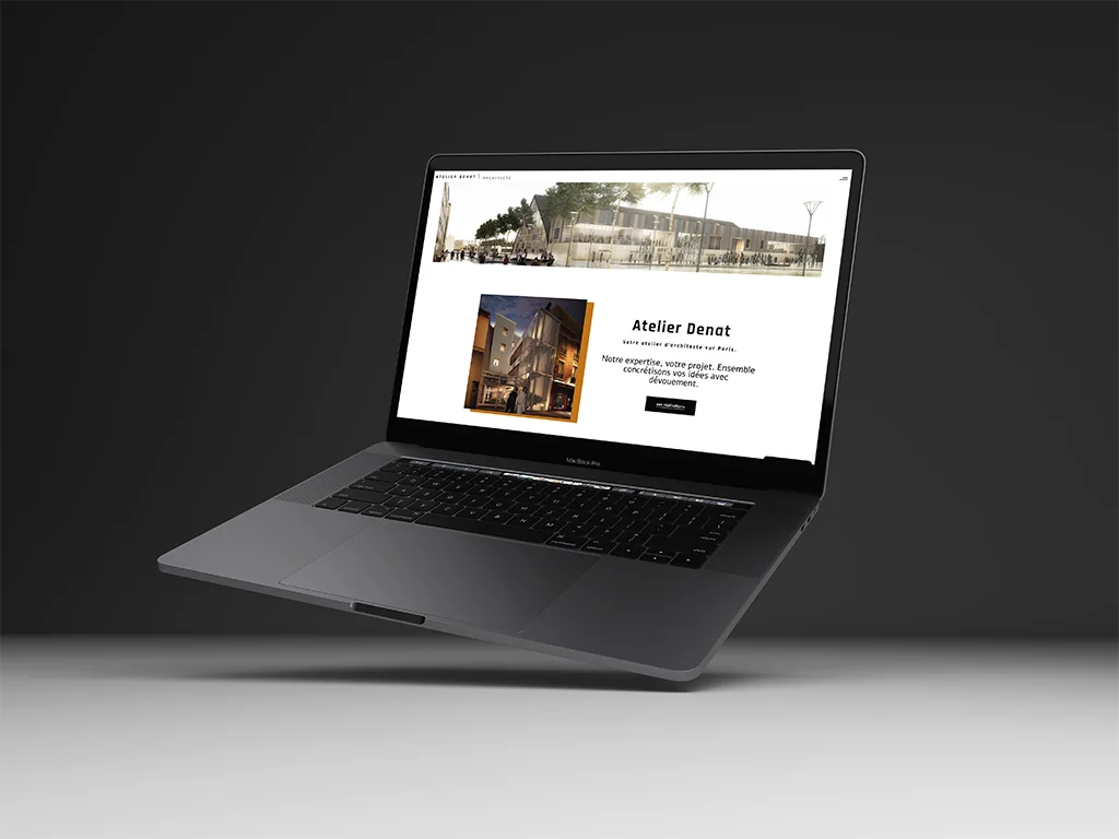 mockup site atelier denat